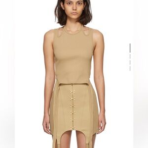 Dion Lee Rib Knit Tank - L
